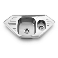 мойка врез. HLD 9550 0,8/180 2P (8) SINKLIGHT